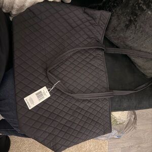 Vera Bradley Quilted Black Hobo Bag